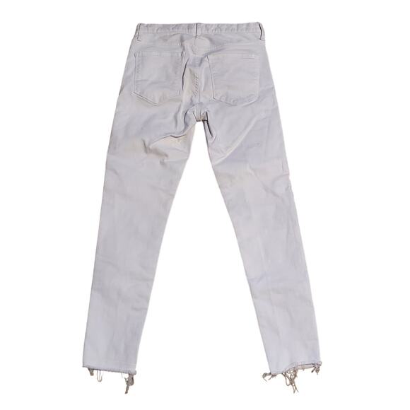 Banana Republic Mid-Rise Skinny Ankle Jean with Raw Hem Size 27 - Picture 7 of 11